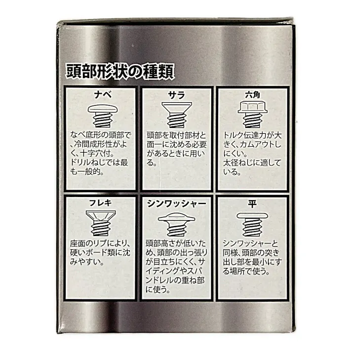 刃JIS ドリルねじ ステンレス サラ頭 4.8×32mm 250本