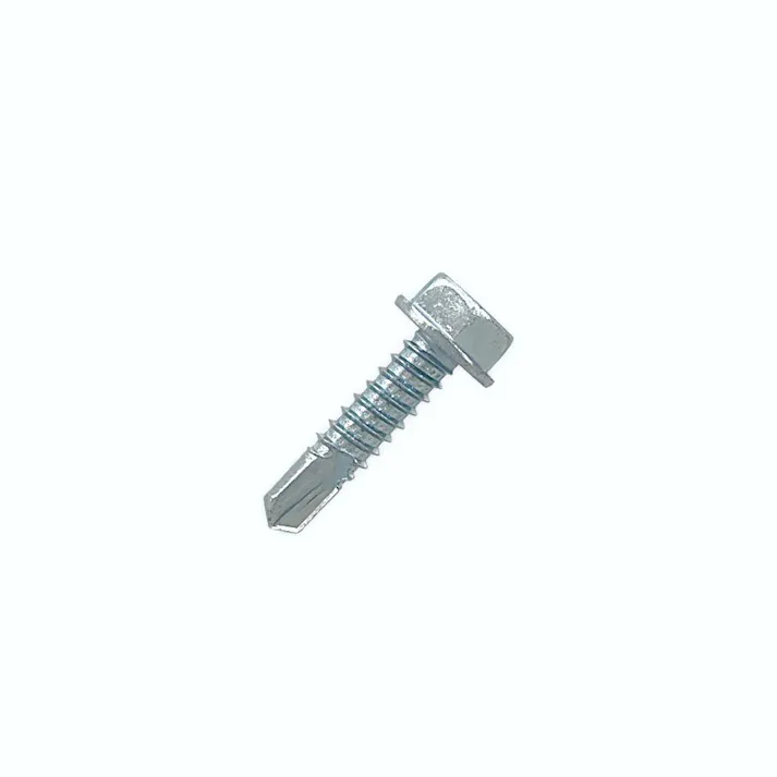 刃JIS 六角ドリルねじ 三価ユニクロ 六角頭 6.3×25mm 100本