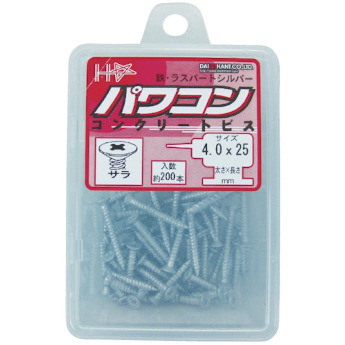 【CAINZ-DASH】ダイドーハント パワコン　鉄ラスパート　皿　４ｘ３８　（１Ｐｋ（箱）＝１２５本入） 00048302【別送品】