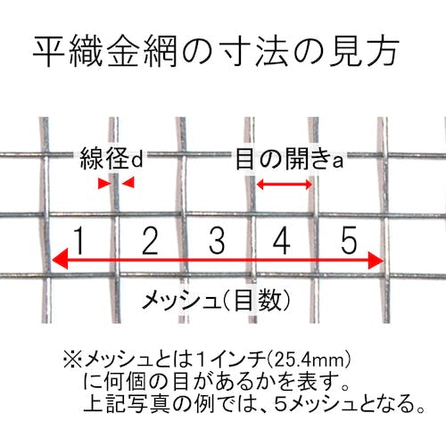 CAINZ-DASH】ダイドーハント 亜鉛 平織金網 線径0．8x目5