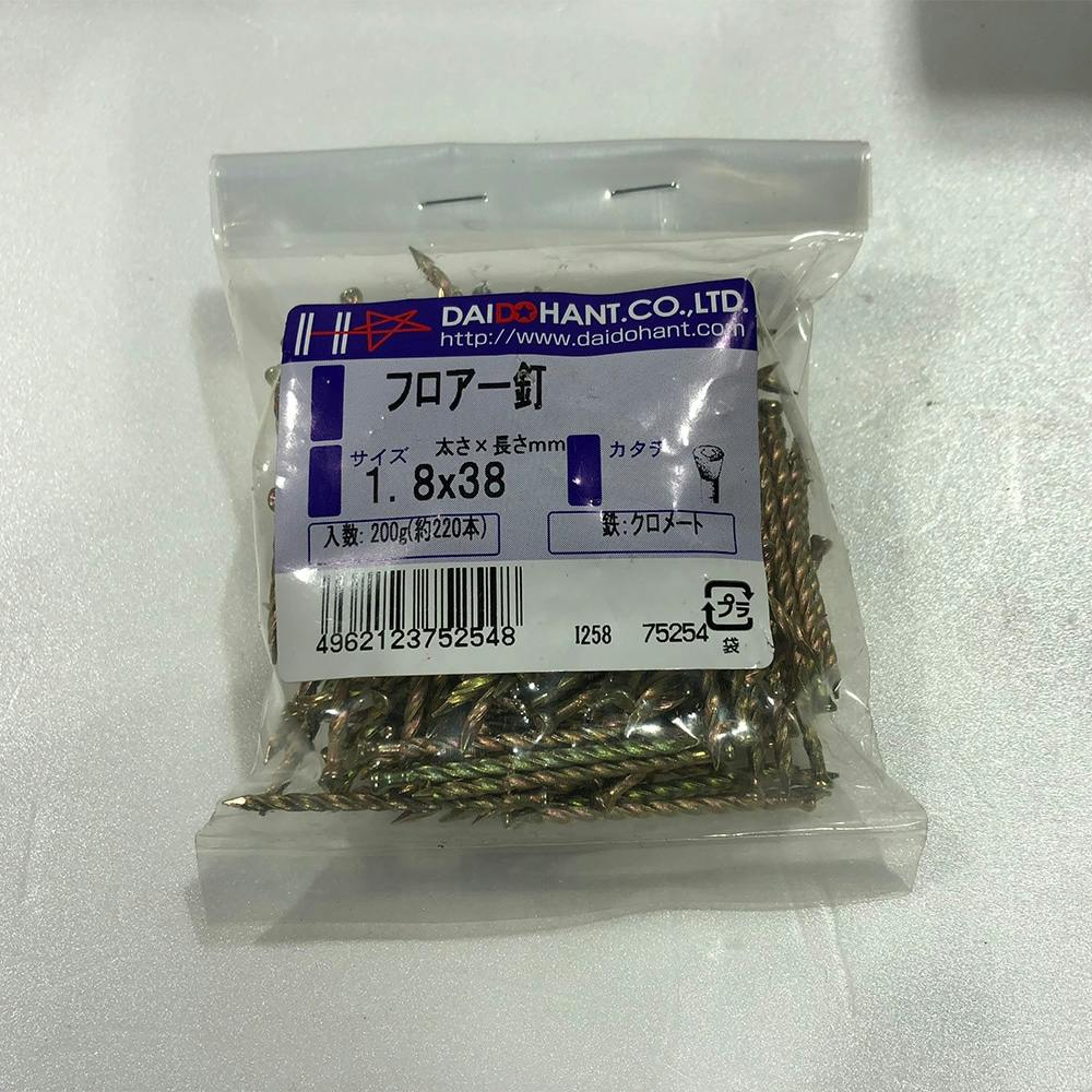 フロアー釘 VP 1.8×38mm 釘 フロアー釘 VP 1.8×38mm 釘