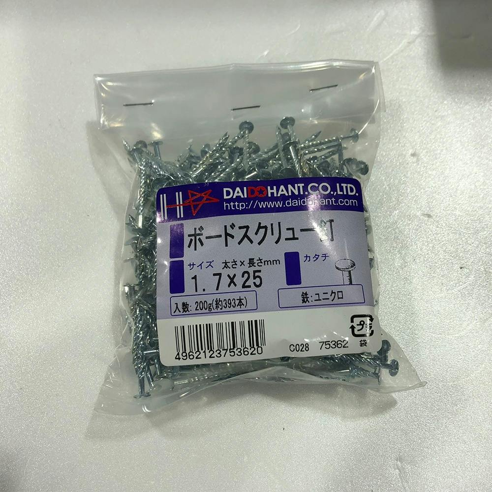 VPユニクロボード釘スクリュー 16×25