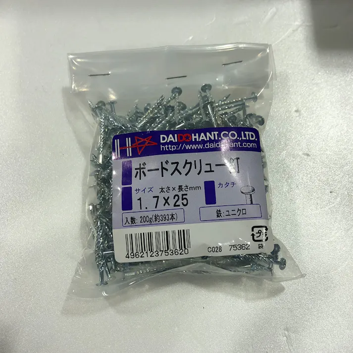 VPユニクロボード釘スクリュー 16×25