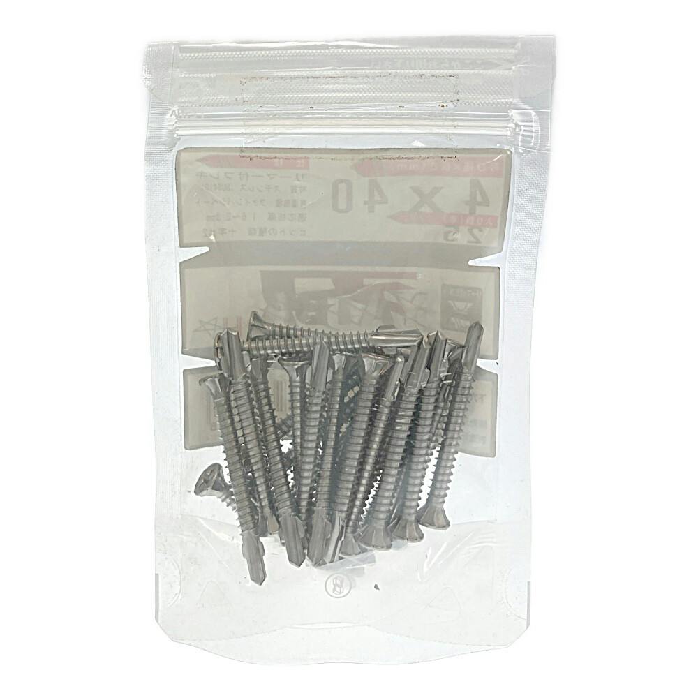 刃 ドリルねじ ステンレス リーマ 4.0×40mm 25本 | ねじ・くぎ・針金