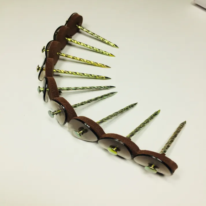 ポリカ連結傘釘 ブロンズ 10連