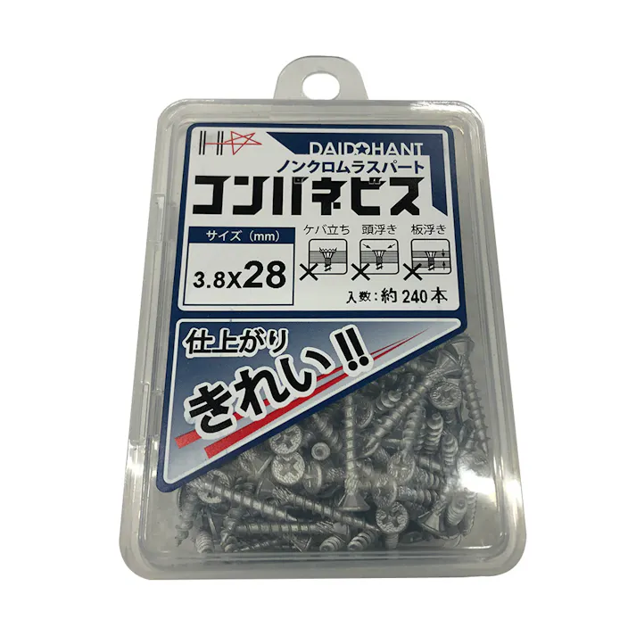 HC コンパネビス ノンクロムラスパート 3.8×28mm 約240本