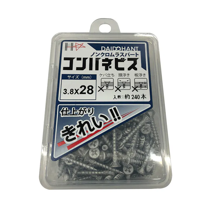 HC コンパネビス ノンクロムラスパート 3.8×28mm 約240本