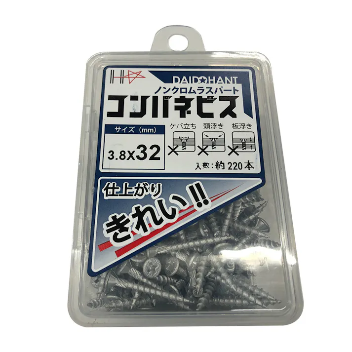 HC コンパネビス ノンクロムラスパート 3.8×32mm 約200本