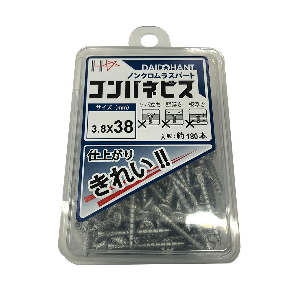 HC コンパネビス ノンクロムラスパート 3.8×38mm 約180本 コーススレッド