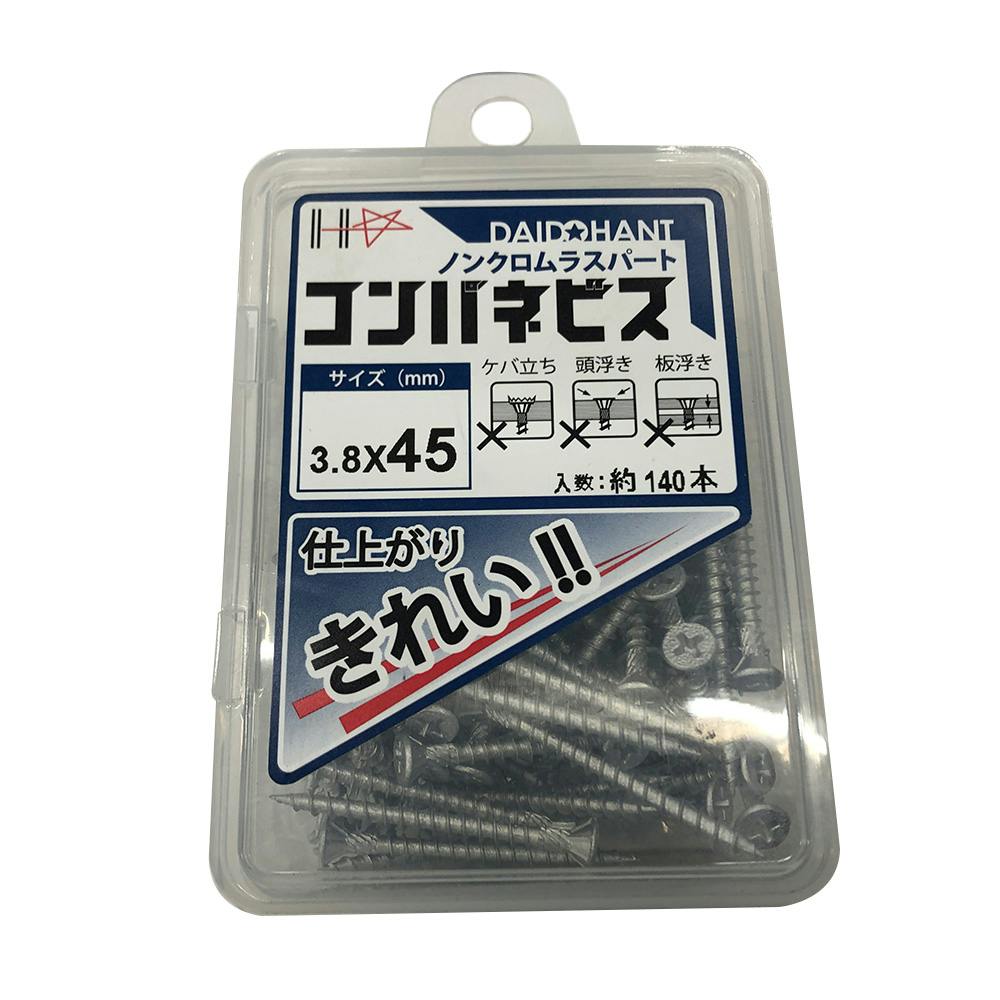 コンパネビス ノンクロムラスパート 3.8×45mm コーススレッド コンパネビス ノンクロムラスパート 3.8×45mm コーススレッド