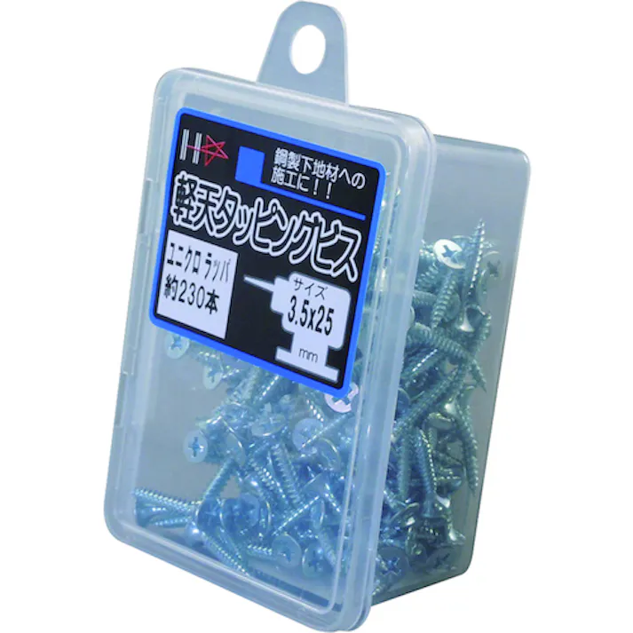 【CAINZ-DASH】ダイドーハント HC ユニクロ軽天ビス ラッパ 3.5×25 230本入 10176767【別送品】