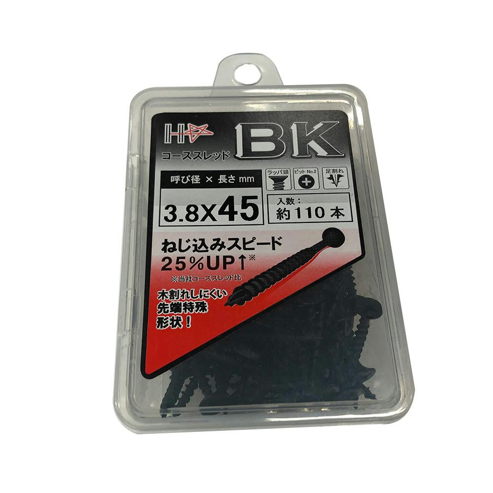 HC コーススレッド BK 3.8×45mm 約110本 コーススレッド HC コーススレッド BK 3.8×45mm 約110本 コーススレッド