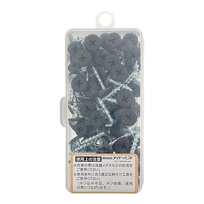 木工用造作ビスおさえ上手 黒 4.2×17mm 110本