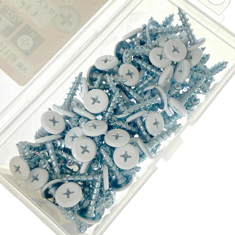 木工用造作ビスおさえ上手 白 4.2×17(110本) | ねじ・くぎ・針金・建築