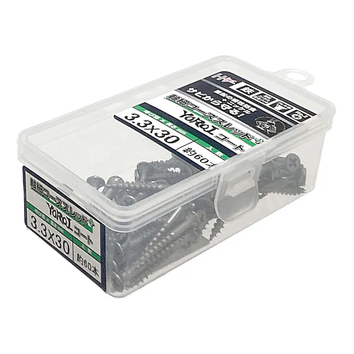 SHC 軸細コーススレッド+ 3.3×30mm 約60本