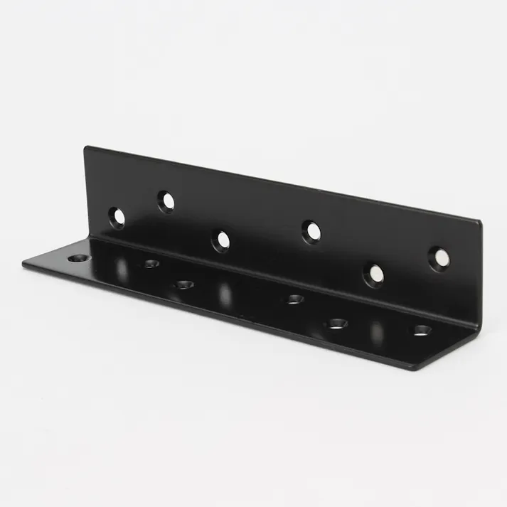 2×4金物 L型 2×170×37×37 アングル 黒