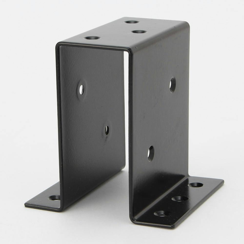 2×4金物 ハット型 2×80×86 黒 補強金具 2×4金物 ハット型 2×80×86 黒 補強金具