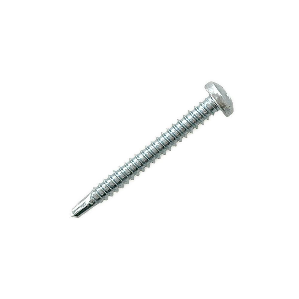 HP刃JIS十字穴付きドリルねじ 三価ユニクロ ナベ頭 4.2×38mm 4入