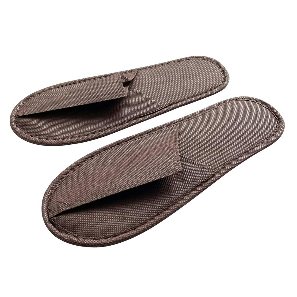 使い捨て不織布スリッパ 3足セット ブラウン | スリッパ・ルーム