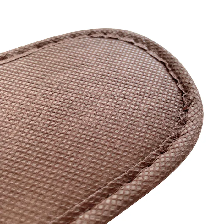 使い捨て不織布スリッパ 3足セット ブラウン