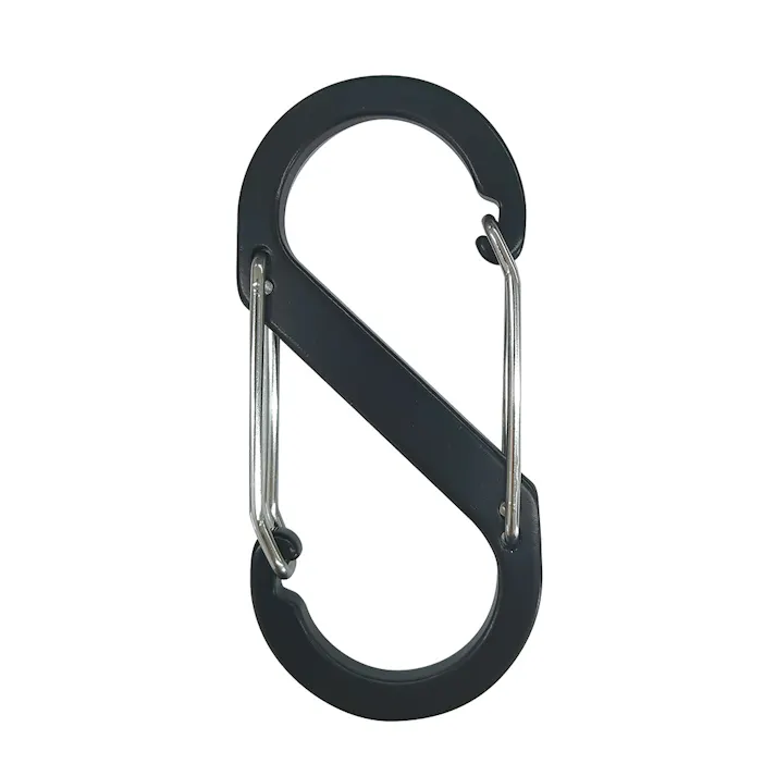 ALUMINUM CARABINER S字カラビナ ブラック