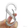 ALUMINUM CARABINER S字カラビナ シルバー