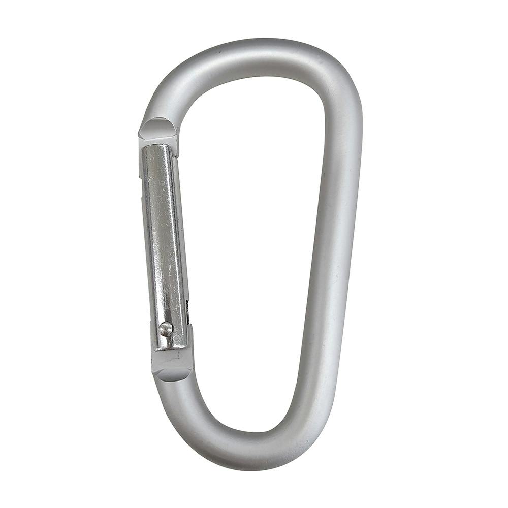 ブラジル産　デュポンカラカナヒナカブト　28mm ALUMINUM CARABINER D型カラビナ シルバー | キャンプ・バーべーキュー