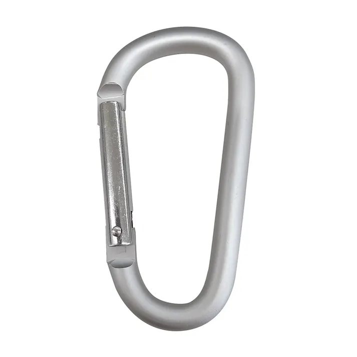 ALUMINUM CARABINER D型カラビナ シルバー