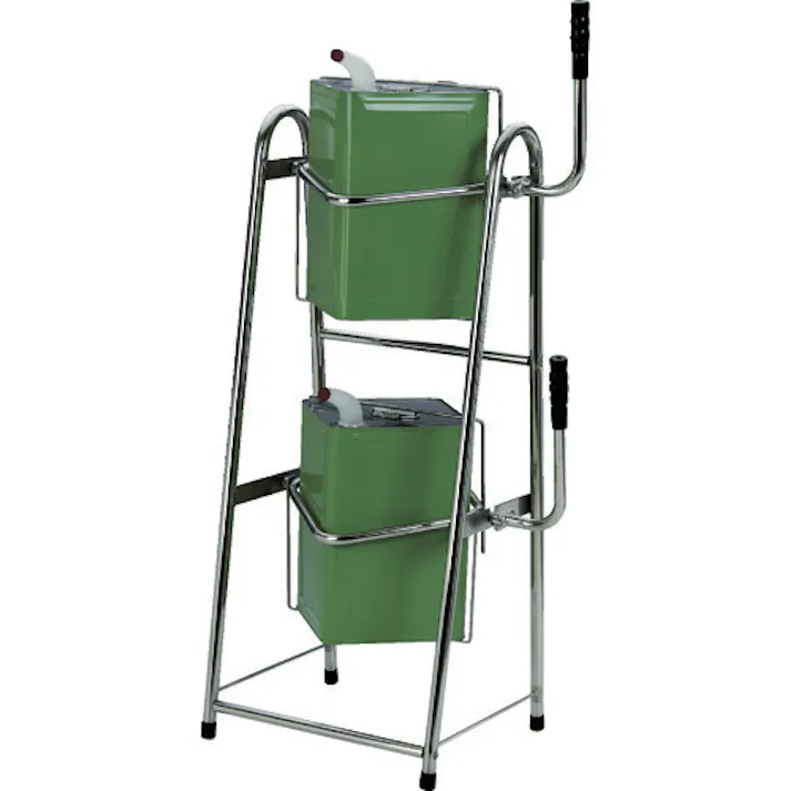 【CAINZ-DASH】ダイヤ精工 ステンレス一斗缶スタンド 二段式 KK-18WS【別送品】