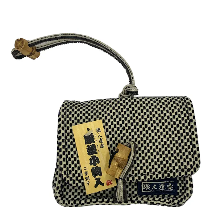 ビッグマン Bigman 職人道楽 工具差し 腰差小物入れ刺子 黒