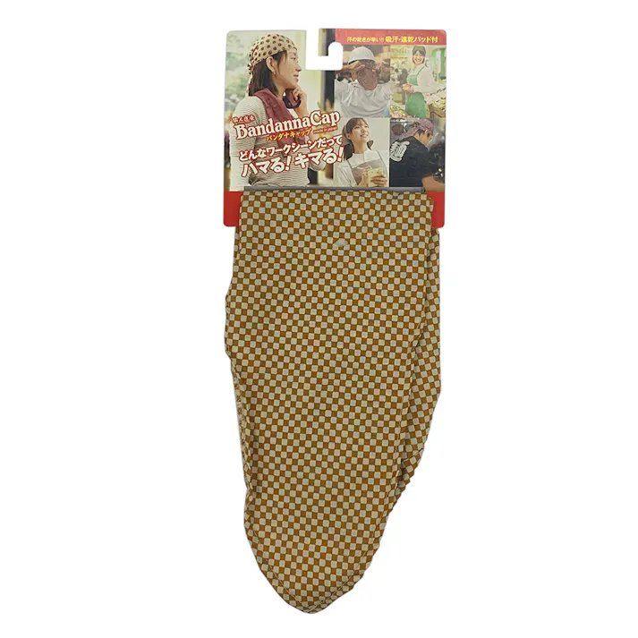 ビッグマン Bigman 職人道楽 バンダナキャップ 市松 D#4-1