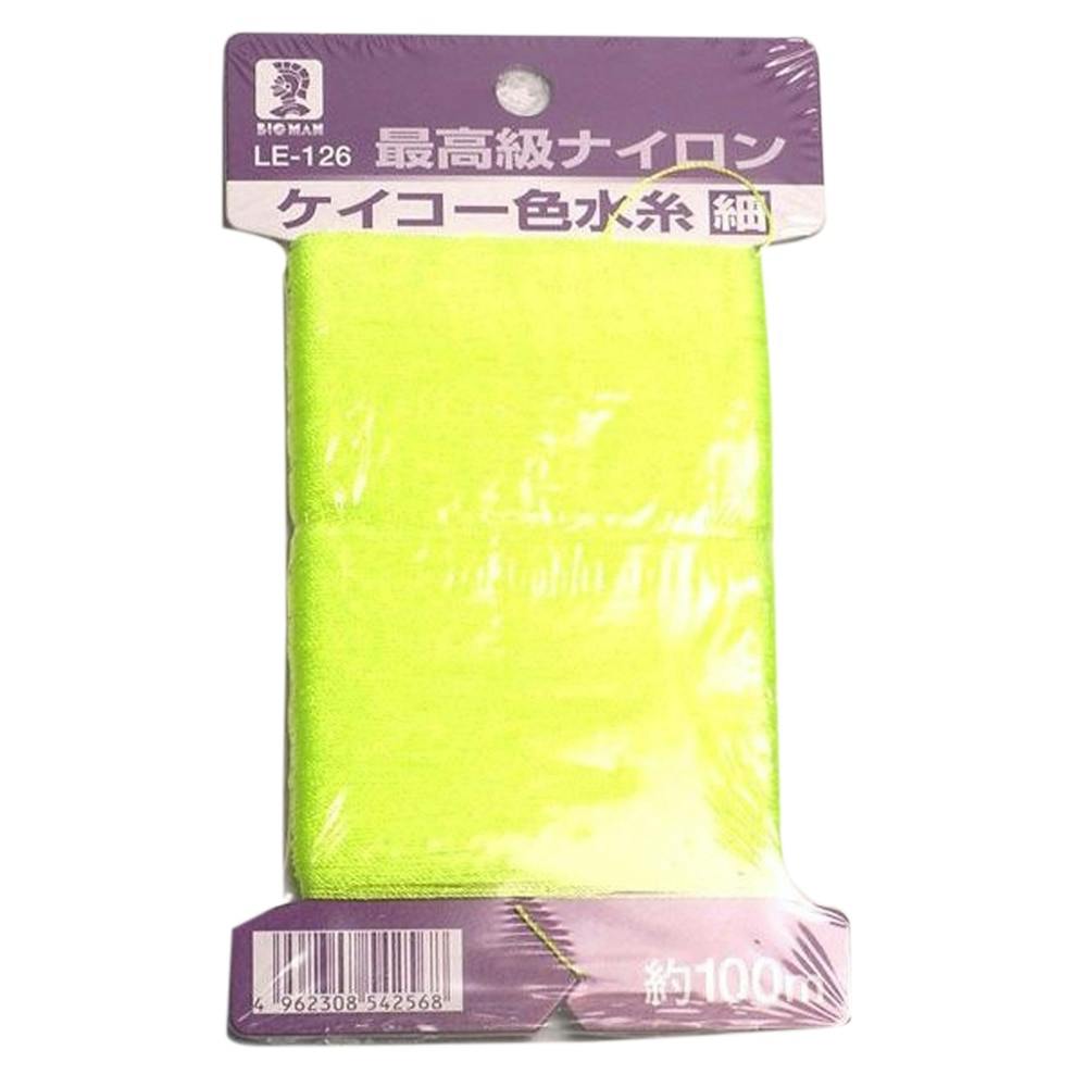 ビッグマン Bigman ケイコー色水糸 細 LE-126 100m巻 チョーク・基準出し ビッグマン Bigman ケイコー色水糸 細 LE-126 100m巻 チョーク・基準出し