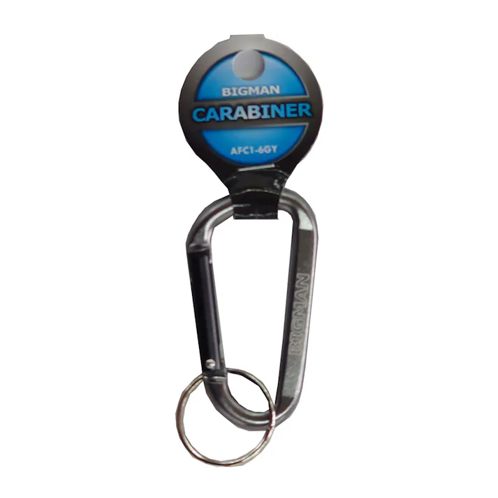 Bigman カラビナ CARABINER 60mm グレー AFC1-6GY