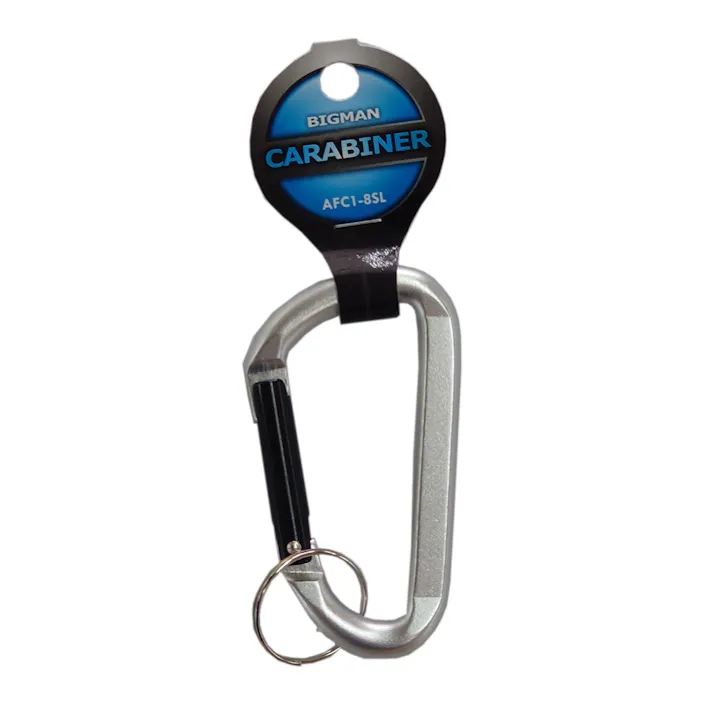 Bigman カラビナ CARABINER 80mm シルバー AFC1-8SL