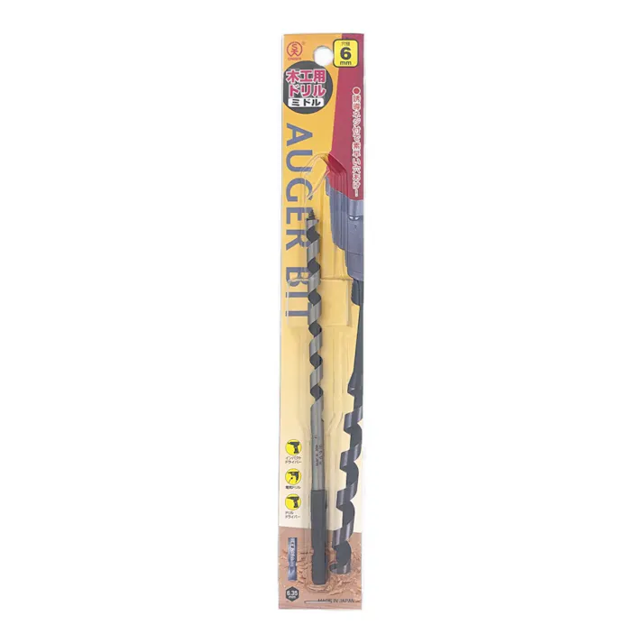 S大 木工用ドリルミドルビット 6.0mm