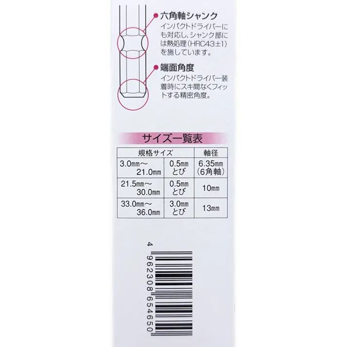 S大 木工用ドリルミドルビット 8.0mm
