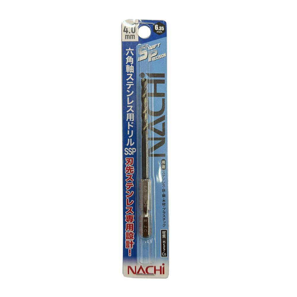 ナチ 六角軸ステンレス用ドリルSSP 4.0mm | 電動工具 通販