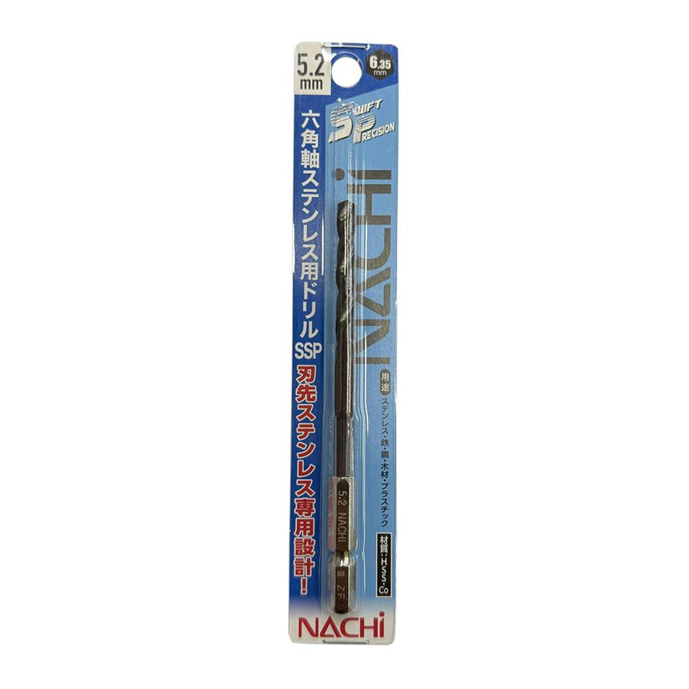 ナチ 六角軸ステンレス用ドリルSSP 5.2mm
