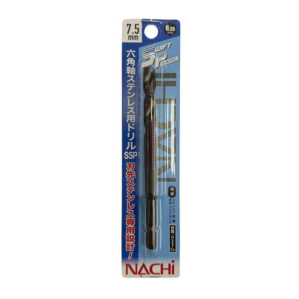 ナチ 六角軸ステンレス用ドリルSSP 9.0mm | 電動工具 通販