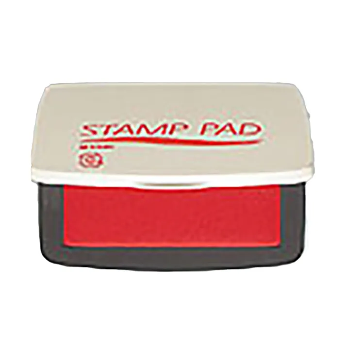 サンビー 顔料系 スタンプ台 中型 レッド SA-21