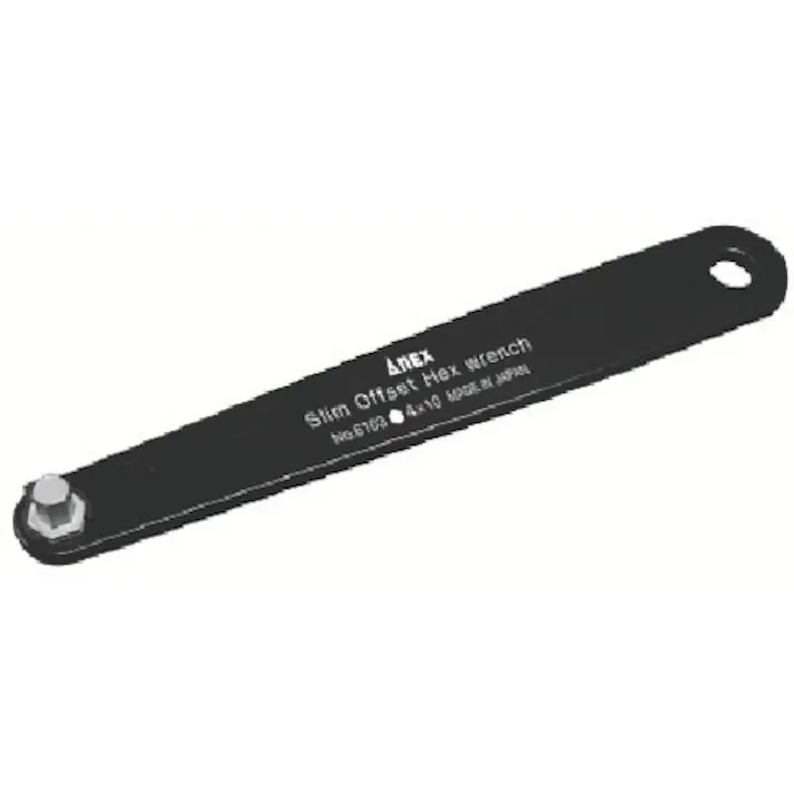 【CAINZ-DASH】アネックスツール スリムオフセット六角レンチH4×10 6103-4MM-10【別送品】