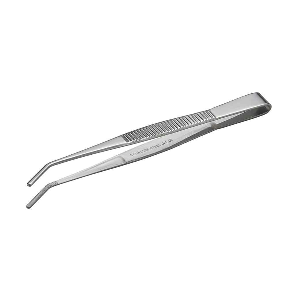 ANEX アネックス ステンレスピンセット 125mm先曲 No122
