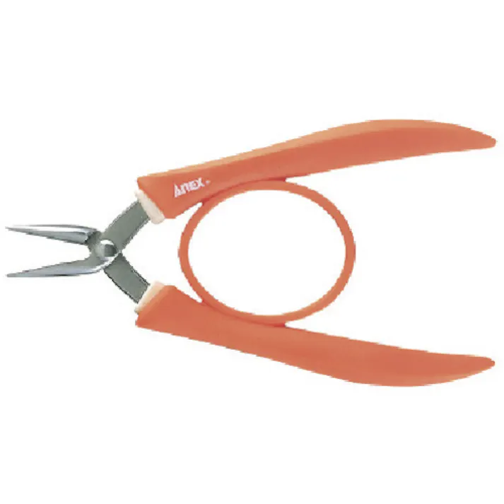 【CAINZ-DASH】アネックスツール ラバーグリップヤットコ 片丸タイプ135mm 252【別送品】