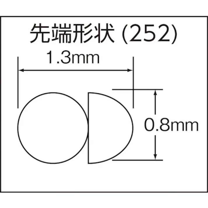 【CAINZ-DASH】アネックスツール ラバーグリップヤットコ 片丸タイプ135mm 252【別送品】