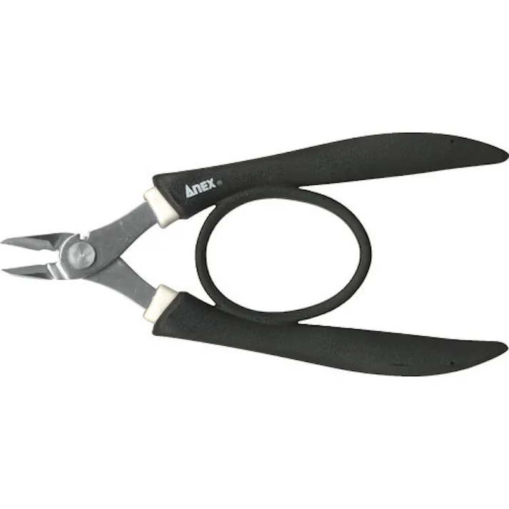 【CAINZ-DASH】アネックスツール ラバーグリップニッパー ダブル刃タイプ 285【別送品】