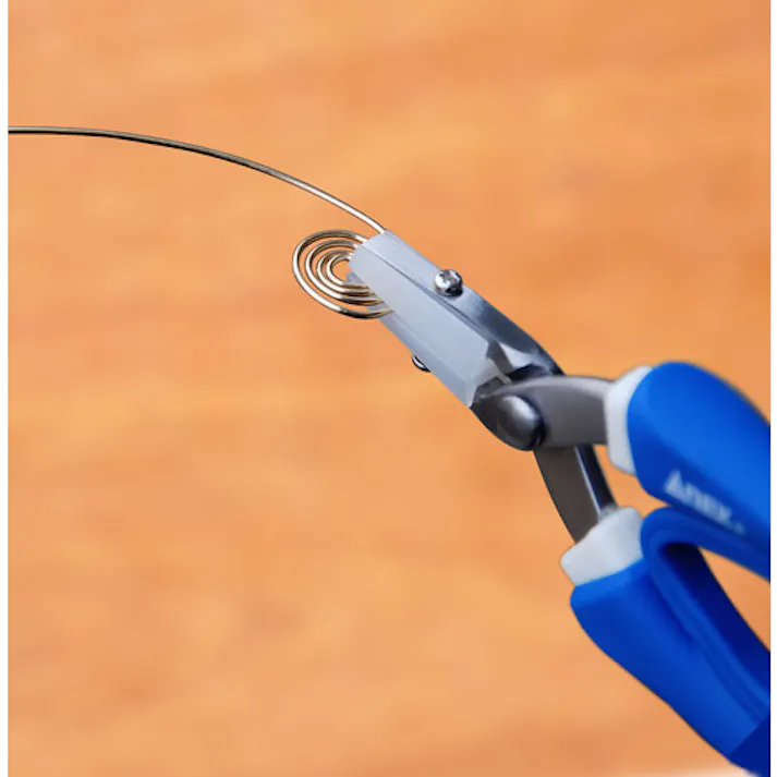 【CAINZ-DASH】アネックスツール ラジオペンチ(ステンレス) ナイロンカバー付 ラバーグリップヤットコ 標準タイプ(平・平) 全長135mm 251-N【別送品】