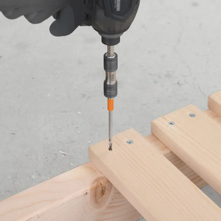 【CAINZ-DASH】アネックスツール ビット用アタッチメント ダブルジョイント 1/4 黒 全長50mm AWJ-K【別送品】