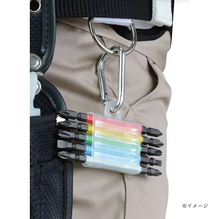 ANEX アネックス ビットホルダー クリアホワイト ABHB-5CW 5本組