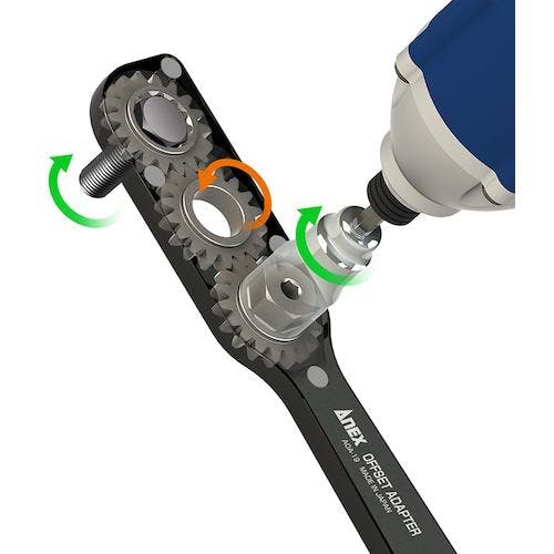 CAINZ-DASH】アネックスツール オフセットアダプター ソケットセット