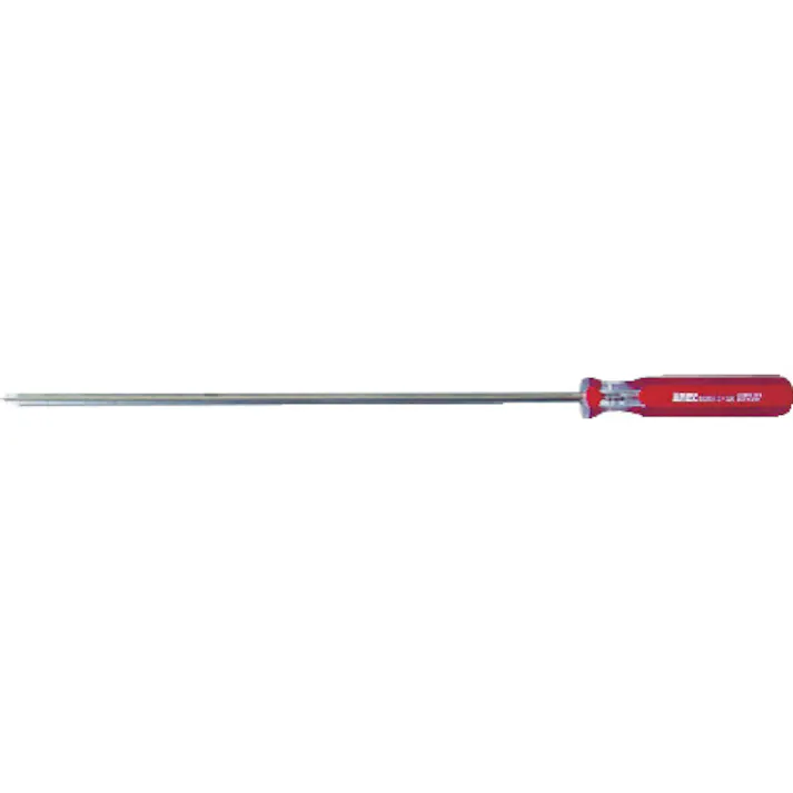 【CAINZ-DASH】アネックスツール 樹脂柄ドライバー フォーラインドライバー(細軸タイプ) 刃先+2×軸長200mm 全長273mm 8300-2-200【別送品】